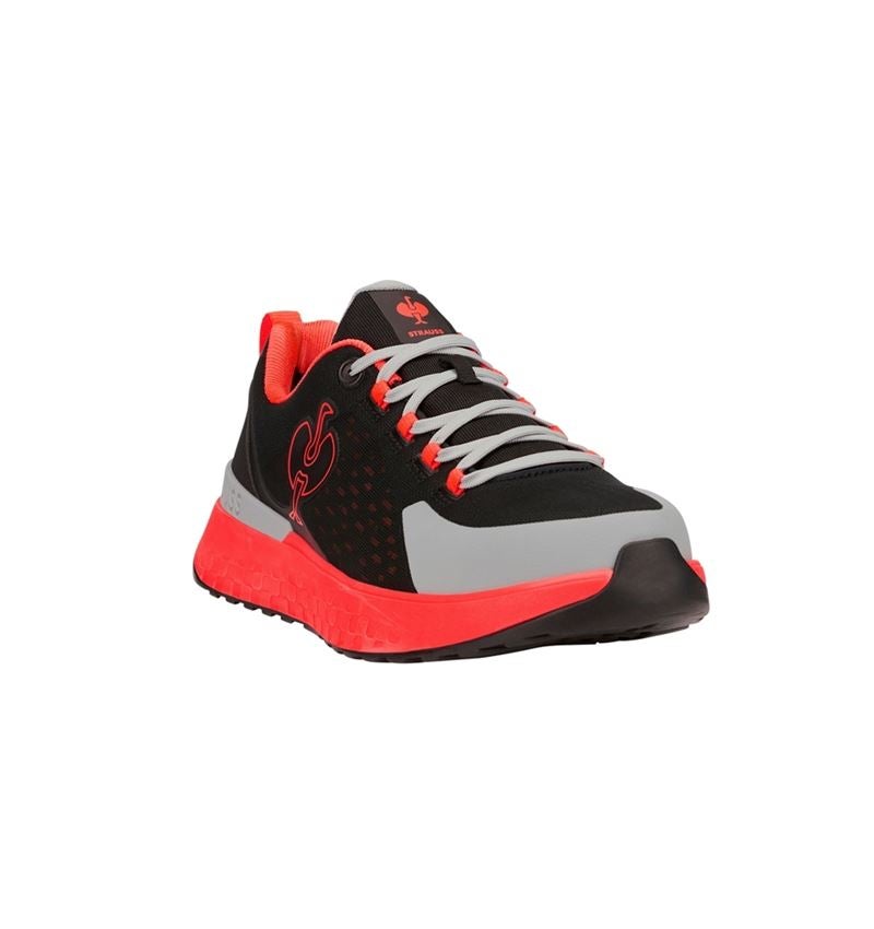 SB: SB Safety shoes e.s. Comoe low + black/high-vis red 5