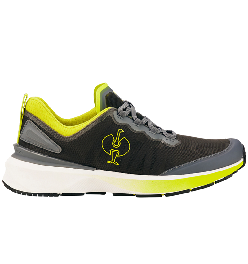 O1: O1 Work shoes e.s. Gambela + basaltgrey/acid yellow 2