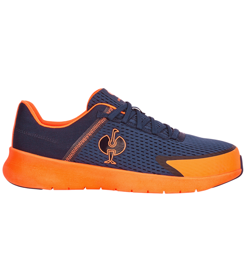 Chaussures: SB Chaussures basses de sécurité e.s. Tarent low + bleu foncé/orange fluo 4