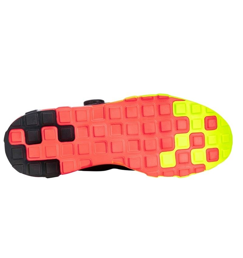 Autres chaussures de travail: Chaussures Allround e.s. Toledo low + noir/rouge fluo/jaune fluo 6