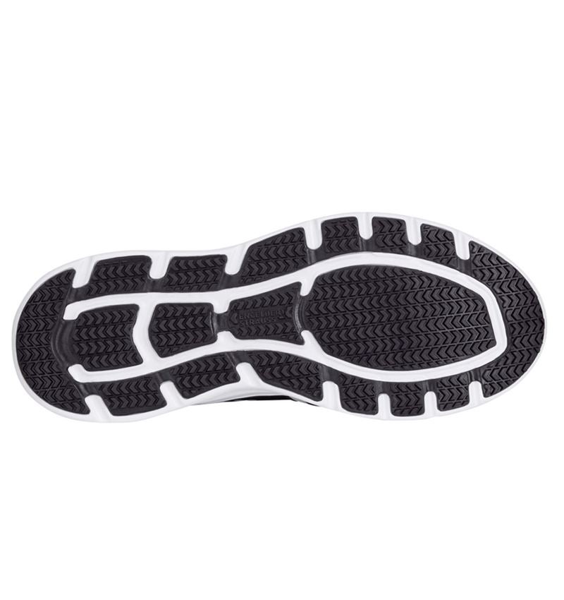 Schuhe: O1 Berufsschuhe e.s. Antibes low + schwarz/weiß/straussrot 6