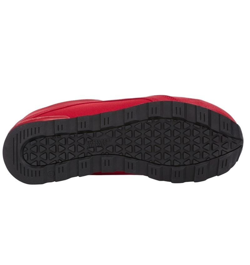 S1P: e.s. S1P Chaussures basses de sécurité Sutur + rouge vif 2
