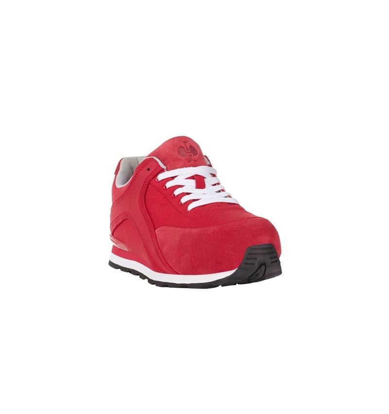 S1P: e.s. S1P Chaussures basses de sécurité Sutur + rouge vif 1