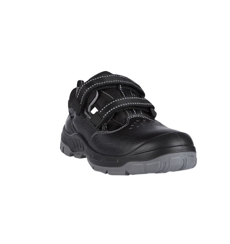 S1: STONEKIT S1 Safety sandals Malaga + black 1