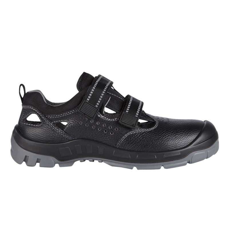 S1: STONEKIT S1 Safety sandals Malaga + black