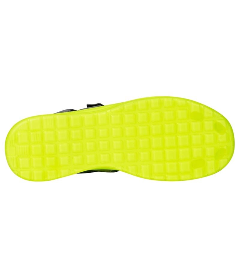 S1P	: S1P Safety sandals e.s. Banco + pearlgrey/high-vis yellow 4