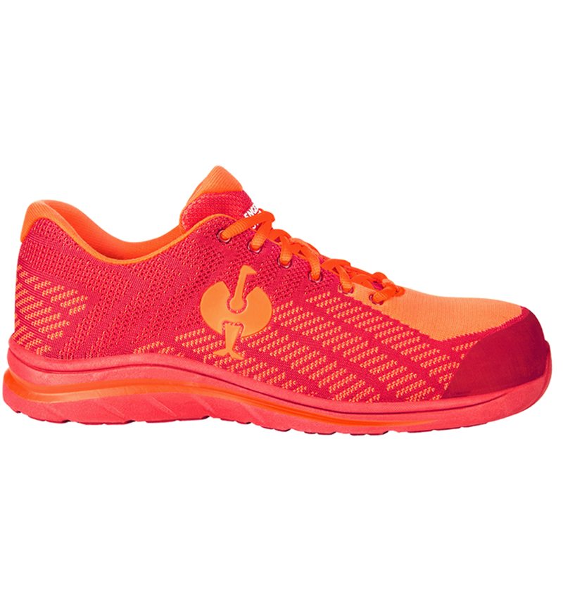 S1: S1 Safety shoes e.s. Tarvos II + high-vis orange/red 1