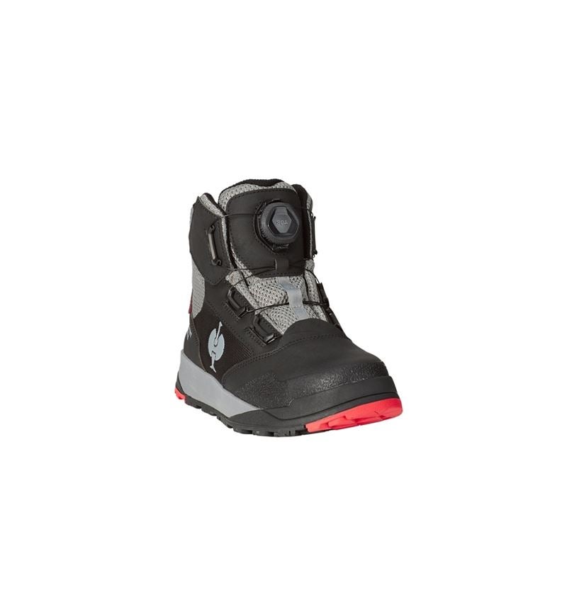 S1: S1 Safety boots e.s. Nakuru mid + black/pearlgrey 3