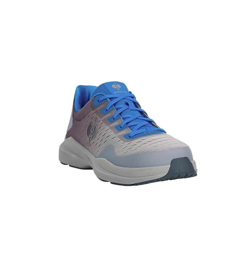 Schuhe: S1 Sicherheitshalbschuhe e.s. Padua low + platin/enzianblau 5