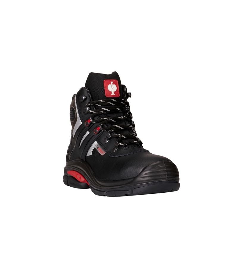 S3: S3 Chaussures hautes de sécurité Salzburg + noir/rouge 1