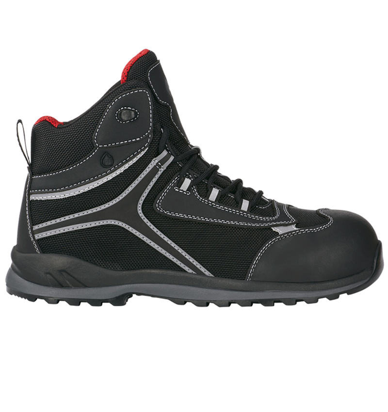 S3: e.s. S3 Safety boots Zahnia mid + black 2