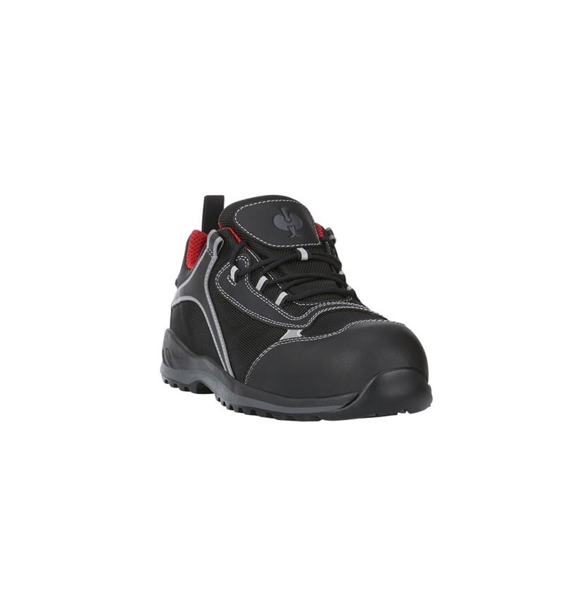 S3: e.s. S3 Safety shoes Zahnia low + black/red 2