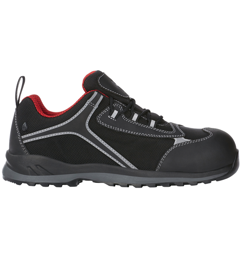 S3: e.s. S3 Chaussures basses de sécurité Zahnia low + noir/rouge 1