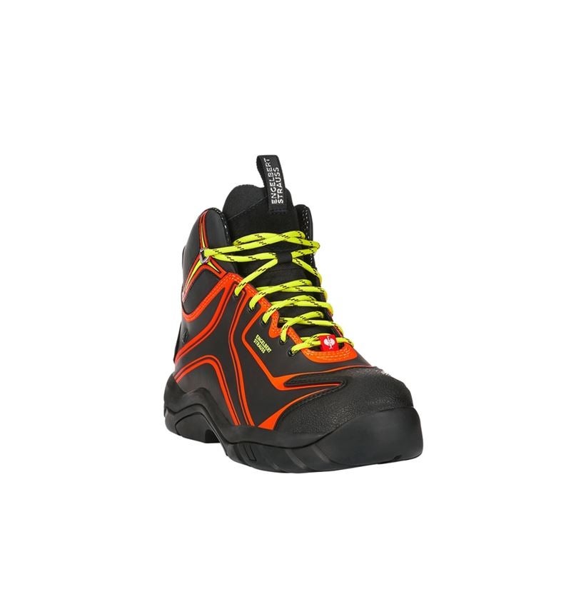 S3: e.s. S3 Chaussures hautes de sécurité Kajam + noir/orange fluo/jaune fluo 3