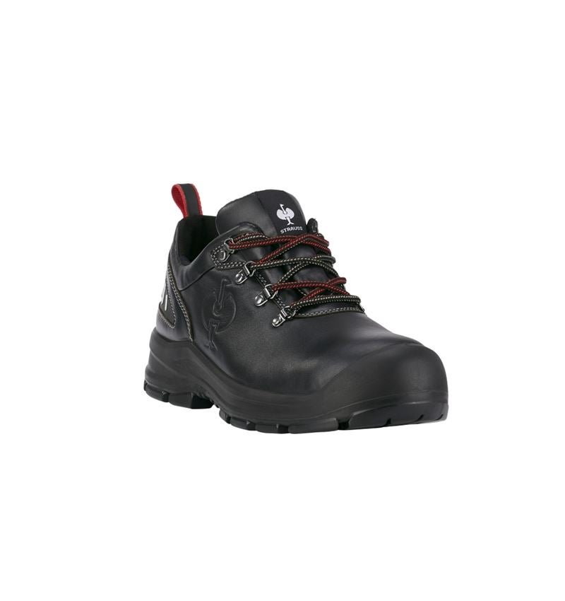 S3: S3 Safety shoes e.s. Umbriel II low + black/straussred 2