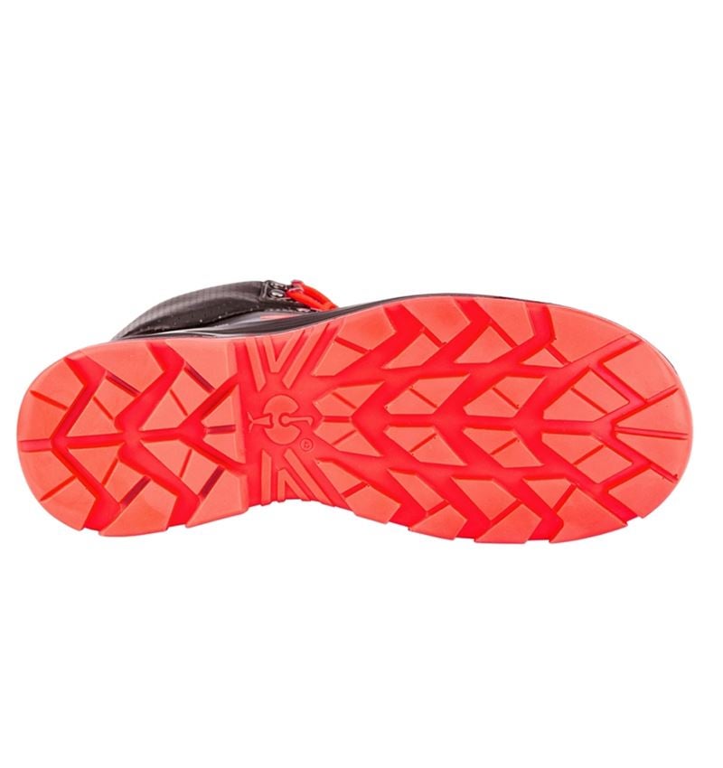 S3: S3 Safety shoes e.s. Umbriel II mid + black/high-vis red 3