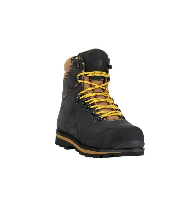 S7: S7L Safety boots e.s. Alrakis II mid + black/walnut/wheat 4