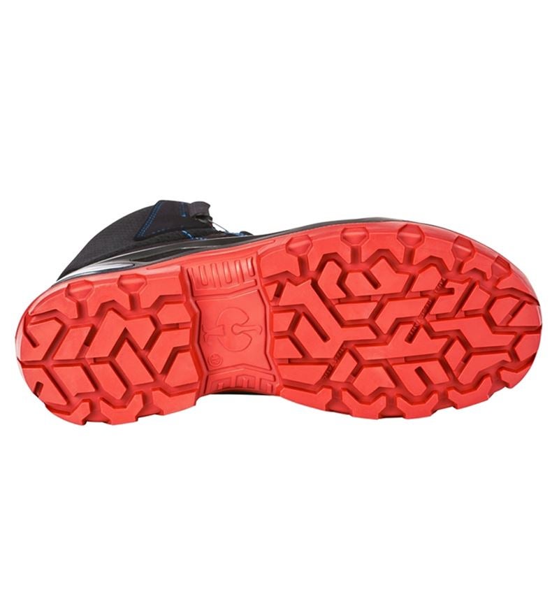 S3: S3 Safety boots e.s. Kastra II mid + black/fiery red/gentianblue 4