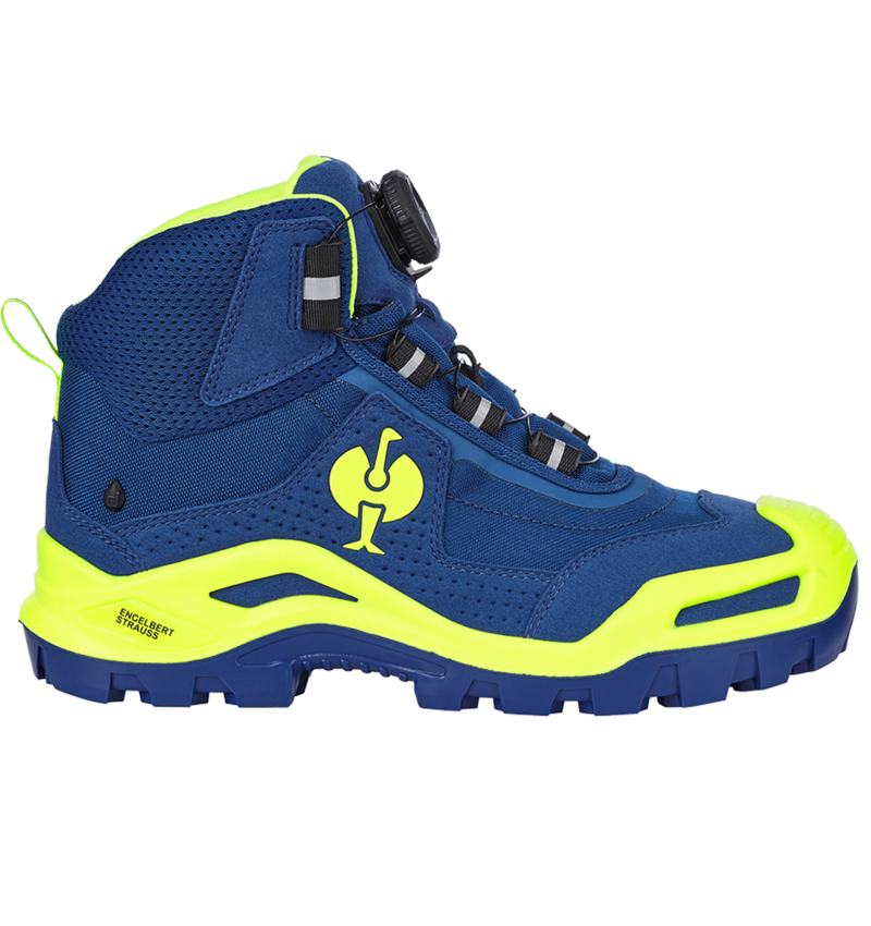 Schuhe: S3 Sicherheitsschuhe e.s. Kastra II mid + kornblau/warngelb 2