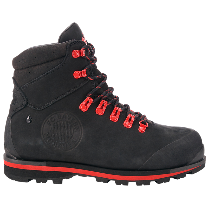 S7: FCB ALPINE SAFETY BOOT S7L HIGH + black/straussred 2