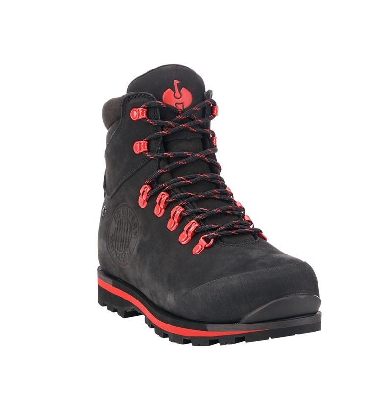 S7: FCB ALPINE SAFETY BOOT S7L HIGH + black/straussred 3