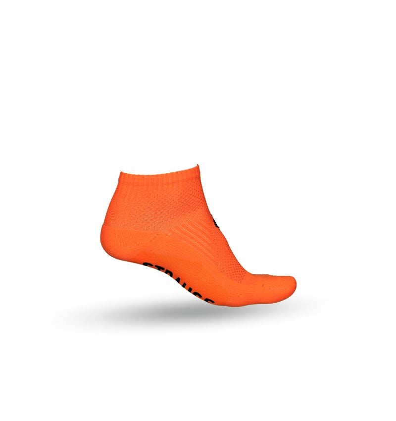 Clothing: e.s. All-season socks function light/low + high-vis orange/navy