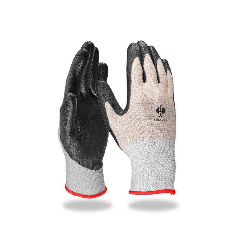 Coated: PU cut protection gloves, level B