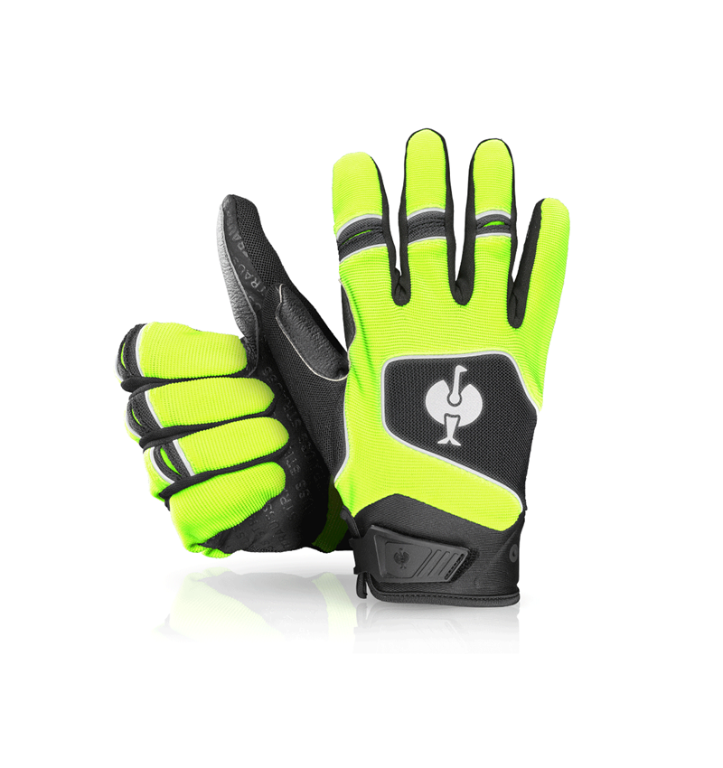 Topics: Gloves e.s.ambition + black/high-vis yellow
