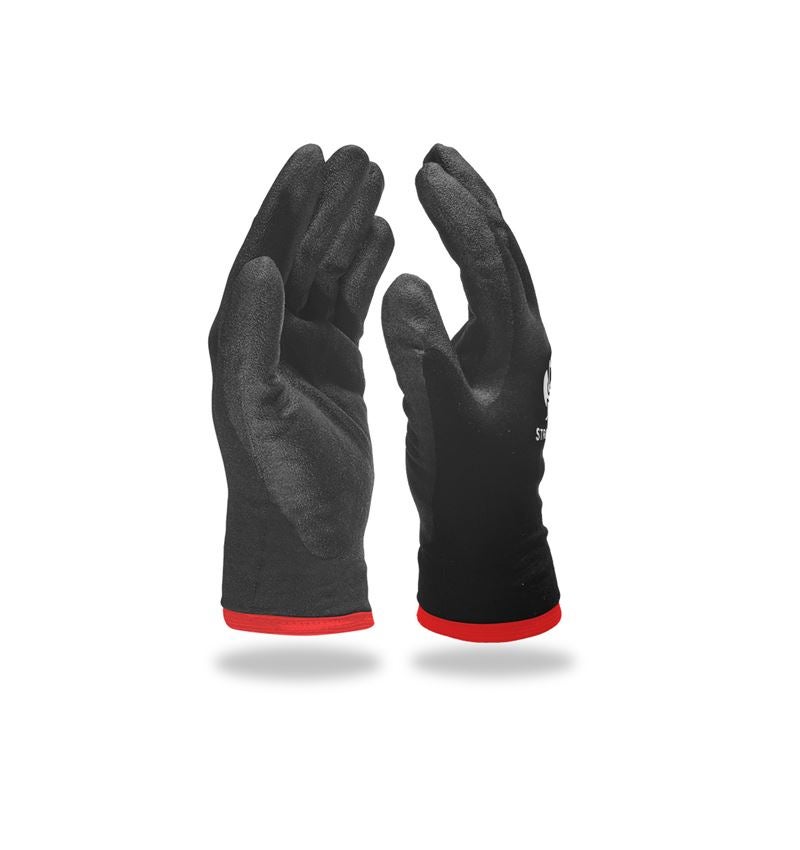 Coated: Vinyl winter gloves Comfort Plus