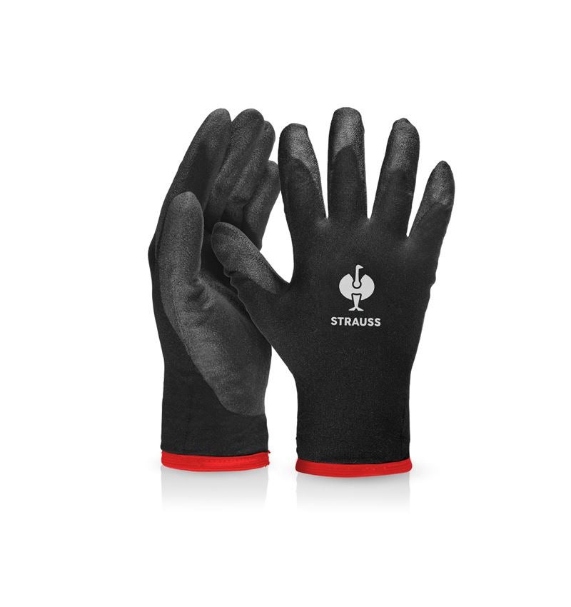 Coated: Vinyl winter gloves Comfort Plus