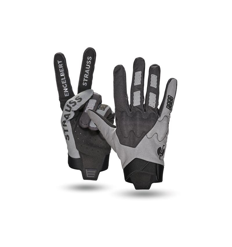 Hybrid: Gloves e.s.trail, light + basaltgrey/black