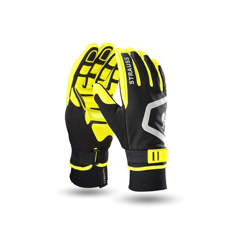 Hybrid: Gloves e.s.trail winter + black/acid yellow/basaltgrey