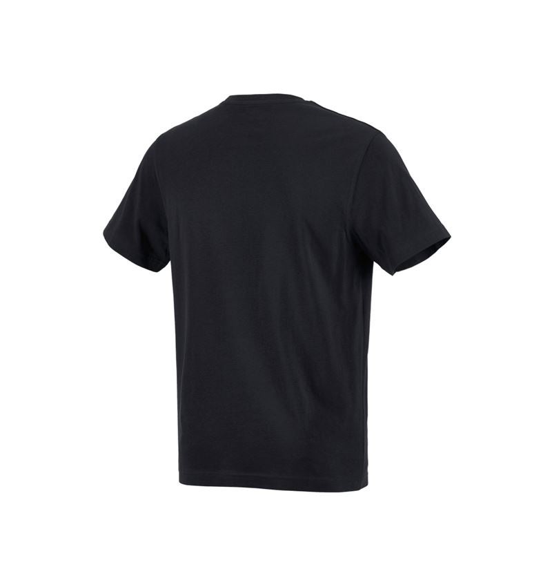 Shirts & Co.: e.s. T-Shirt cotton + schwarz 3