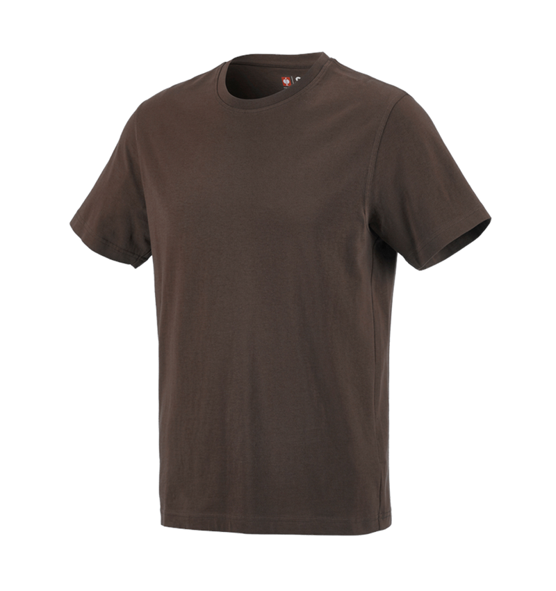 Shirts, Pullover & more: e.s. T-shirt cotton + chestnut 2