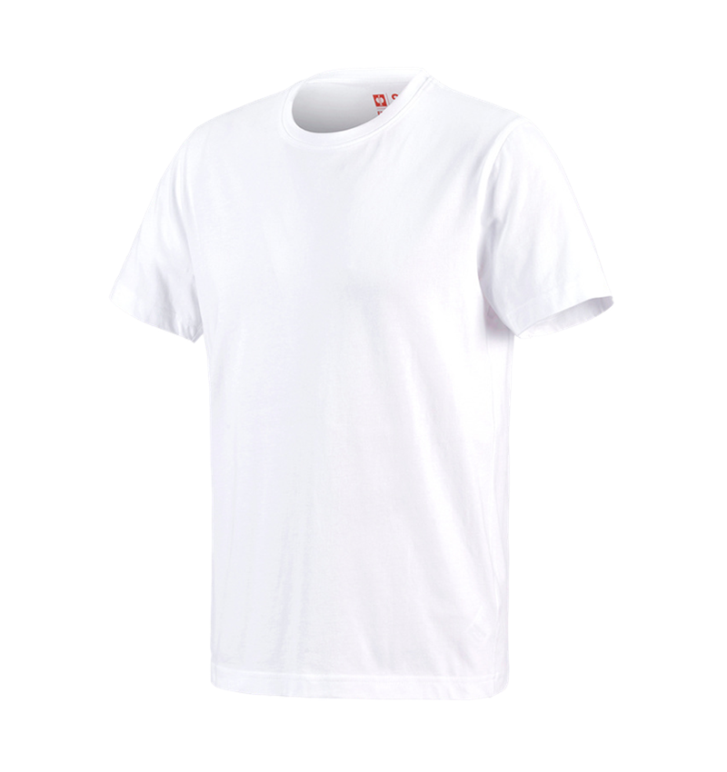 Shirts & Co.: e.s. T-Shirt cotton + weiß 1