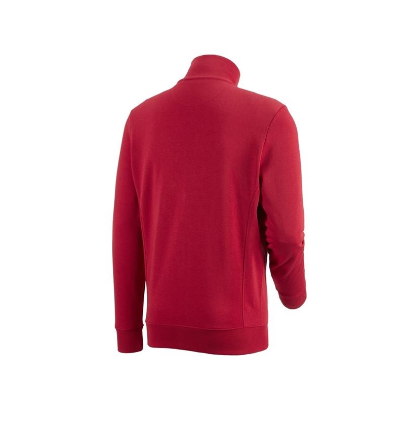 Shirts, Pullover & more: e.s. Sweat jacket poly cotton + red 3