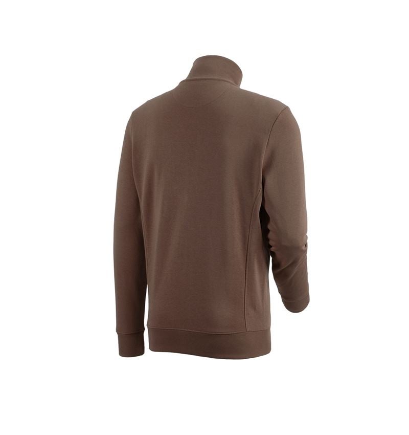 Shirts, Pullover & more: e.s. Sweat jacket poly cotton + hazelnut 2