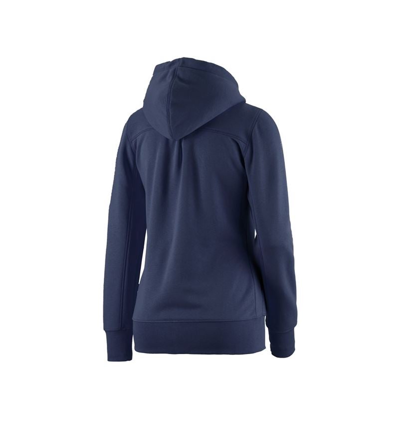 Shirts, Pullover & more: e.s. Hoody sweatjacket poly cotton, ladies' + navy 2