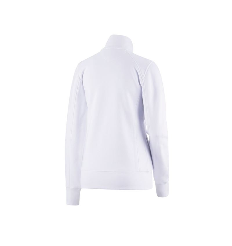 Shirts, Pullover & more: e.s. Sweat jacket poly cotton, ladies' + white 2