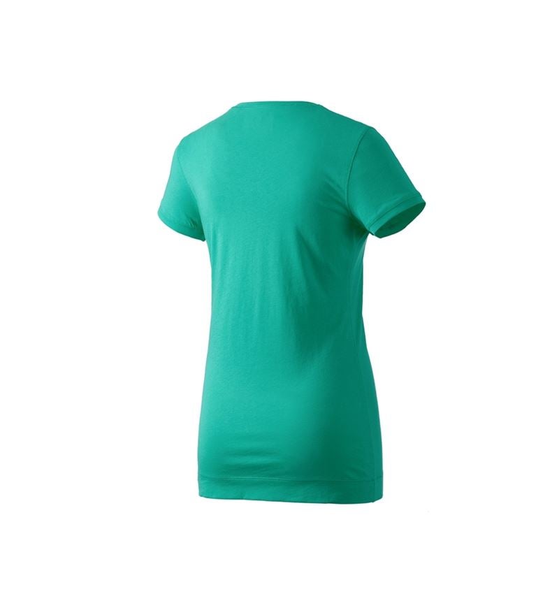 Shirts & Co.: e.s. Long-Shirt cotton, Damen + lagune 2