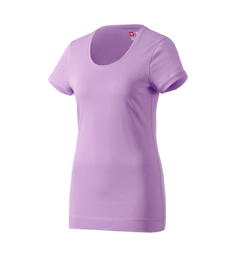 Shirts & Co.: e.s. Long-Shirt cotton, Damen + lavendel 1