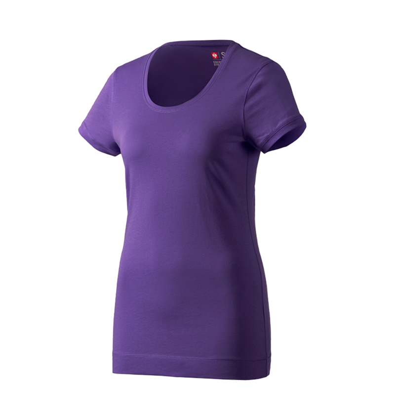 Shirts, Pullover & more: e.s. Long shirt cotton, ladies' + purple 1