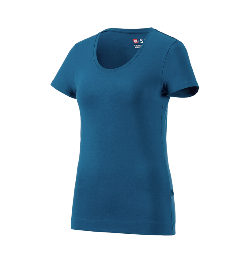 Shirts & Co.: e.s. T-Shirt cotton stretch, Damen + atoll 2