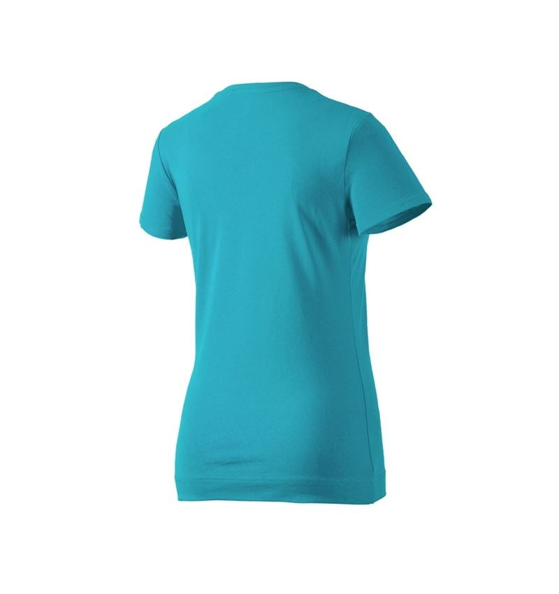 Topics: e.s. T-shirt cotton stretch, ladies' + ocean 5