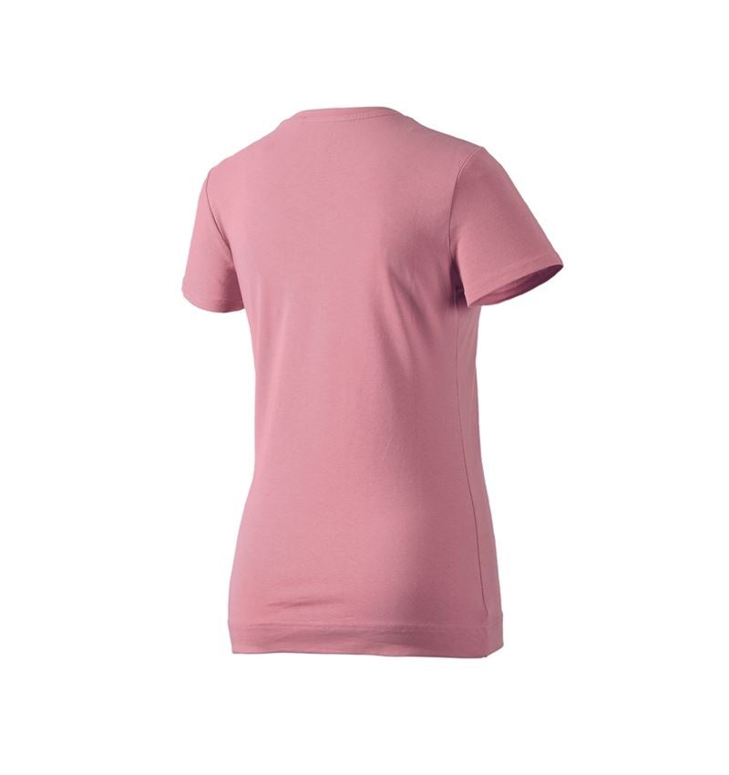 Hauts: e.s. T-shirt cotton stretch, femmes + vieux rose 3
