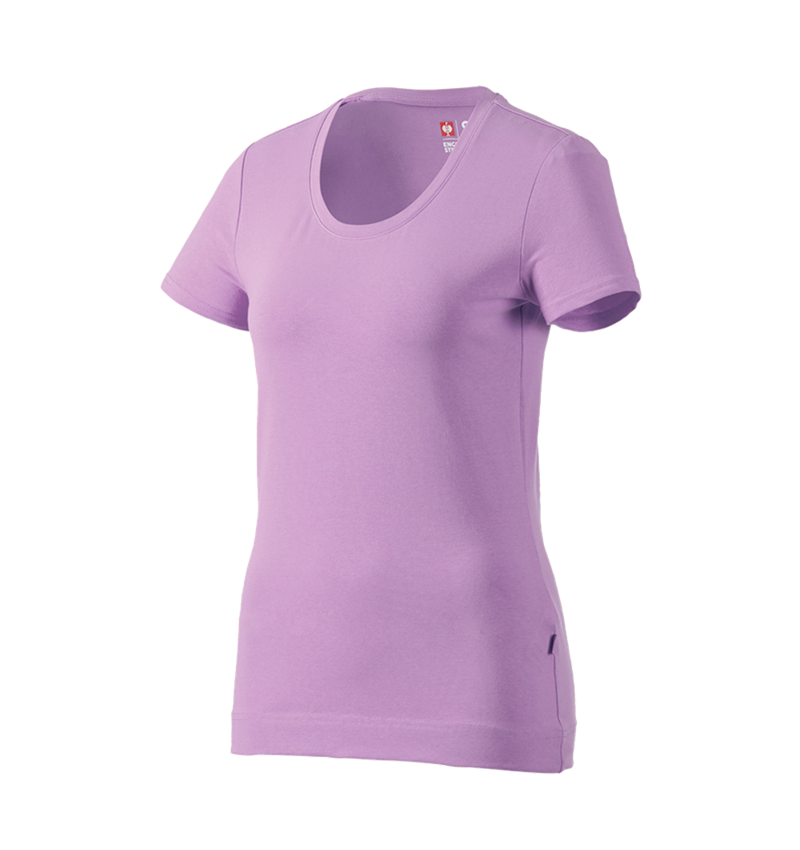 Shirts & Co.: e.s. T-Shirt cotton stretch, Damen + lavendel 2