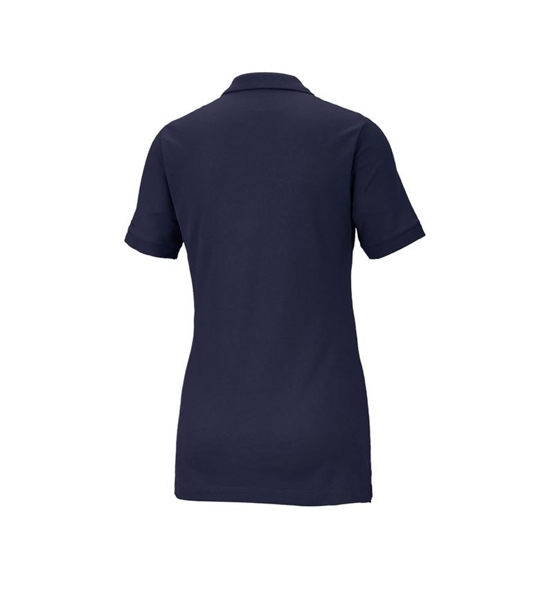 Shirts, Pullover & more: e.s. Pique-Polo cotton stretch, ladies' + navy 3