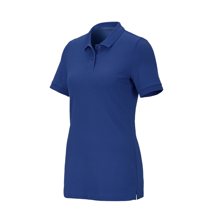 Plumbers / Installers: e.s. Pique-Polo cotton stretch, ladies' + royal 2