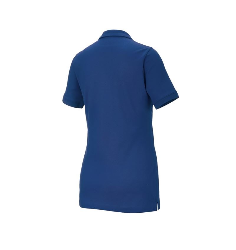 Shirts, Pullover & more: e.s. Pique-Polo cotton stretch, ladies' + alkaliblue 3