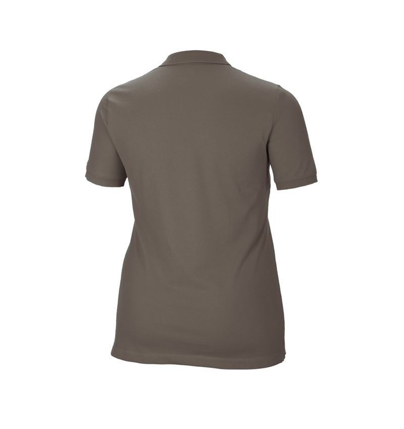 Shirts, Pullover & more: e.s. Pique-Polo cotton stretch, ladies', plus fit + stone 3